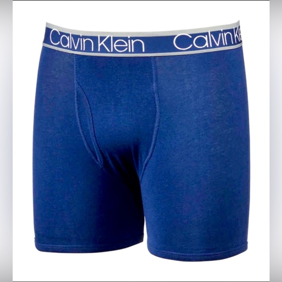 CALVIN KLEIN Men’s 3 Pack Classics Tagless Cotton Stretch Boxer Briefs. - Picture 1 of 10